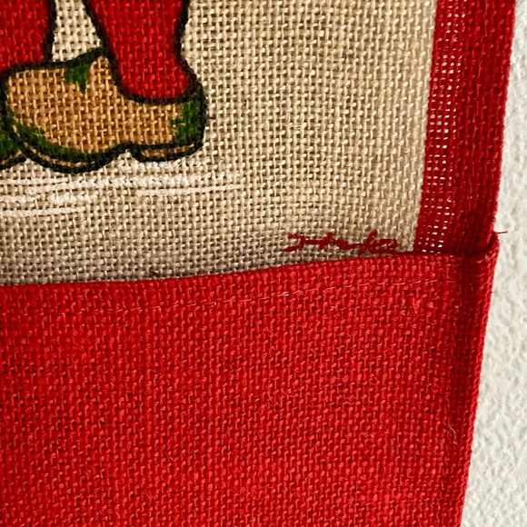 Gnomes Burlap Card Mail Holder - Picture 10 of 10